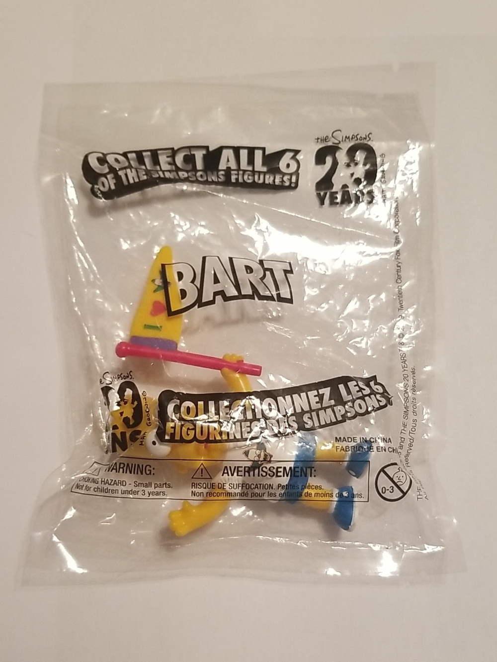 The Simpsons 20 Years Bart Figure Sealed